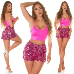 Damen Basic Crop-Top Mit Sexy Ausschnitt Neon Pink 12 Damen Basic Crop-Top Mit Sexy Ausschnitt Neon Pink -Default Template 1 damen basic crop top mit sexy ausschnitt neon pink6