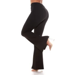 Titelseite 31 Titelseite -Default Template 1 damen high waist bootcut stoffhose mit zippern schwarz2